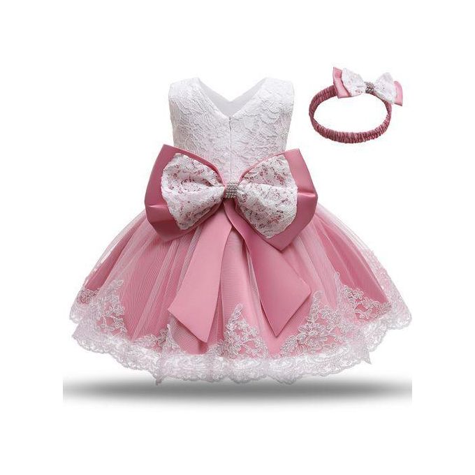 Baby Girls Party Dress Sleeveless Lace Elegant Gown Dresses